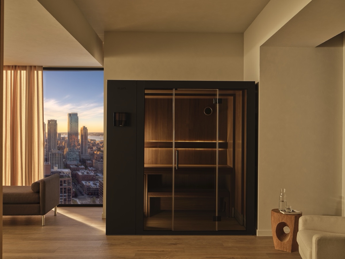 The KLAFS S1 retractable sauna